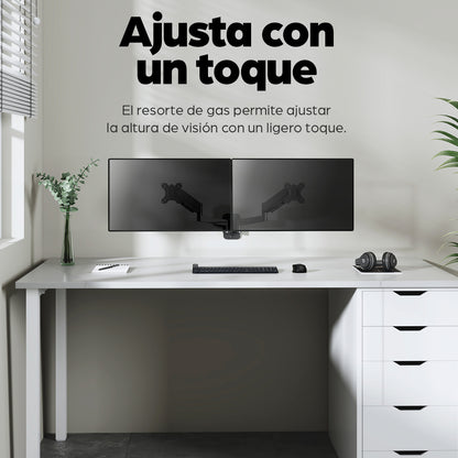 Manhattan 461627 soporte para TV 81.3 cm (32") Negro