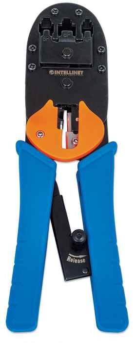 Pinza Intellinet P/Crimpear Plug Modular RJ11/RJ12/RJ45