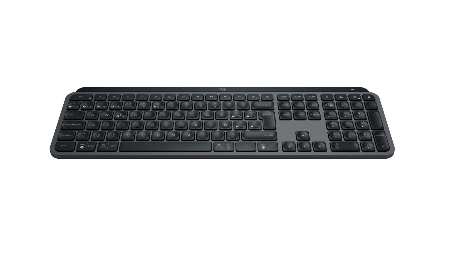 Teclado Logitech MX Keys S Inalámbrico Color Gris