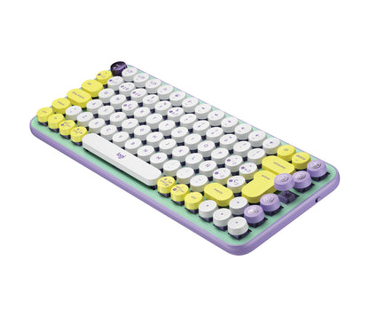 Teclado Logitech Pop Mecánico Teclas Emoji Personalizables Color Fresh Vibes