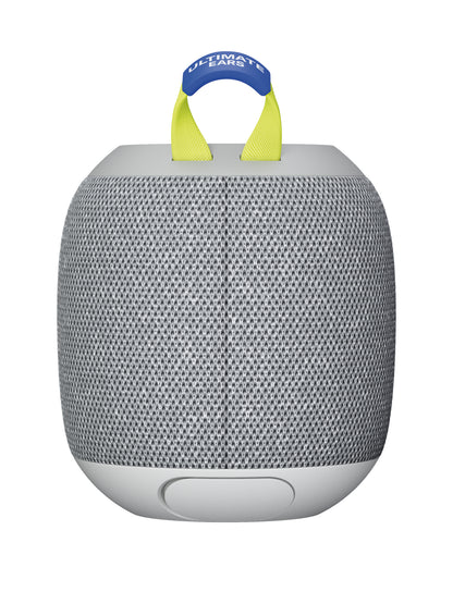 Bocina Logitech WONDERBOOM 4  Sonido de 360°  Capacidad Inalámbrica 40mtrs Color Gris