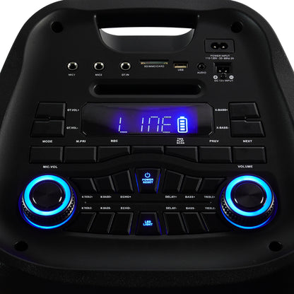 Vorago KSP-600 altavoz portátil y para fiesta Negro 80 W