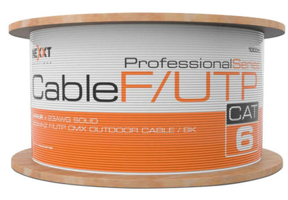 CABLE NEXXT SOLUTIONS Nexxt Enterpr Cat6 F/UTP 4P 23AWG CMX Exterior 305m Negro