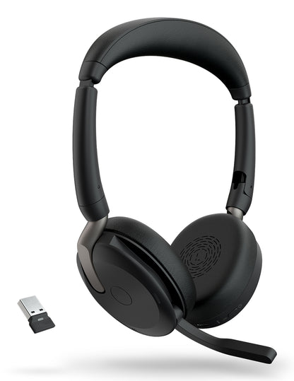 Jabra Evolve2 65 Flex Auriculares Inalámbrico Diadema Oficina/Centro de llamadas USB tipo A Bluetooth