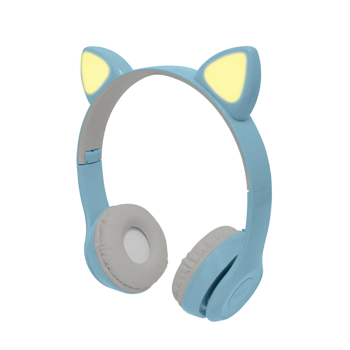 Diadema Perfect Choice Catto Inalámbrica con Luz para Niños Color Azul