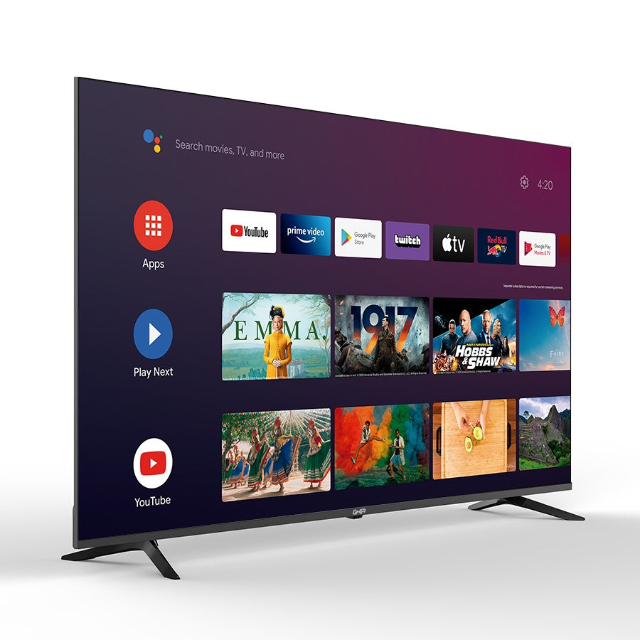 Ghia G65ATV22 Televisor 165.1 cm (65") 4K Ultra HD Smart TV Wifi Negro 180 cd / m²
