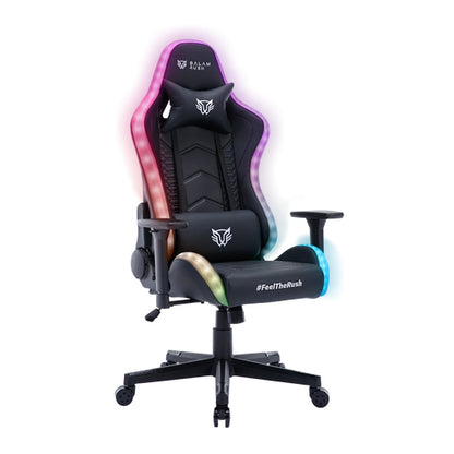 Balam Rush BR-940566 silla para videojuegos Descansabrazo para juego asiento acolchado Negro