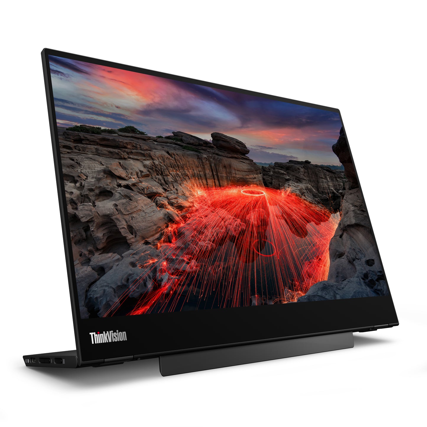 Lenovo ThinkVision M14t monitor de computadora 35.6 cm (14") 2240 x 1400 Pixeles 2.2K LED Pantalla táctil Negro