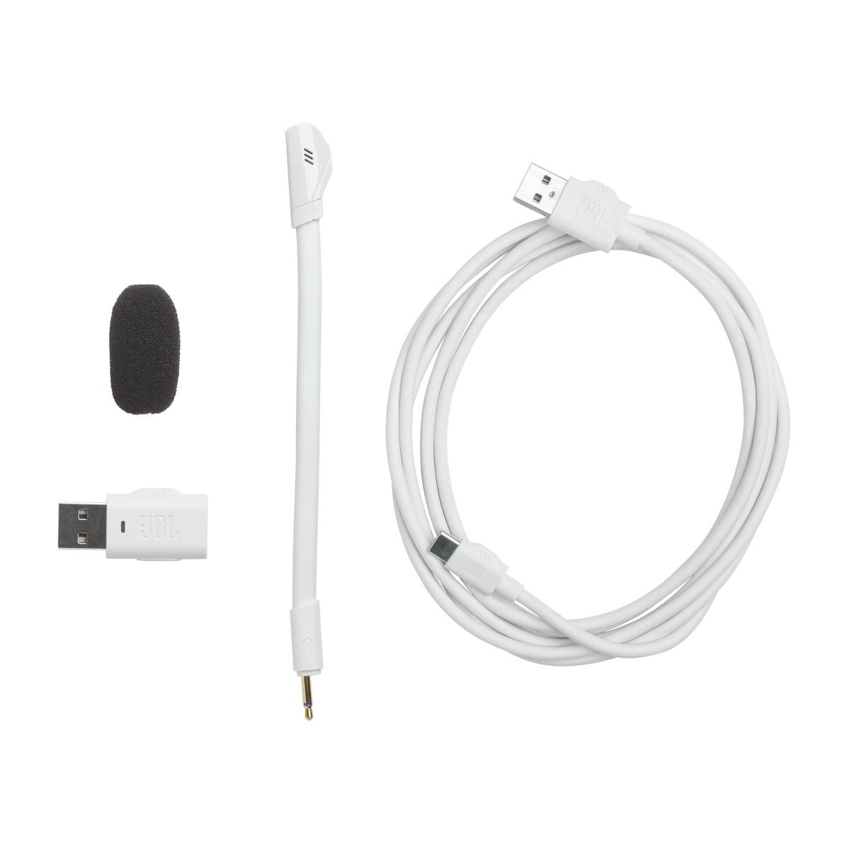 Auriculares inalámbricos JBL supraaurales para juegos JBL Quantum 360P para consola PS color blanco/azul