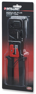 Intellinet 210836 ponchadora Herramienta para prensar Negro, Rojo