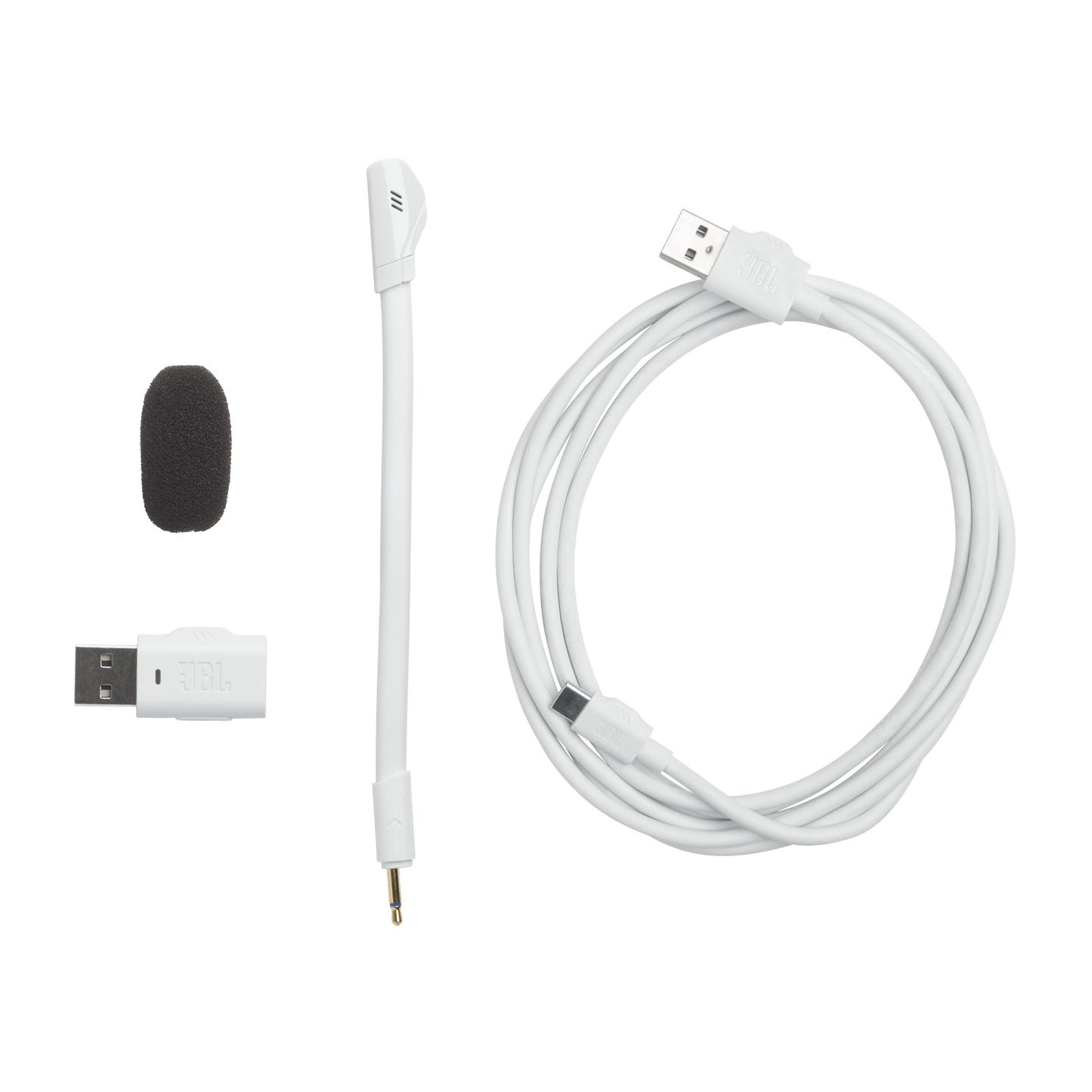 Auriculares inalámbricos JBL supraaurales para juegos JBL Quantum 360P para consola PS color blanco/azul