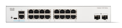 Cisco C1200-16T-2G dispositivo de redes Gestionado L2/L3 Gigabit Ethernet (10/100/1000) Blanco