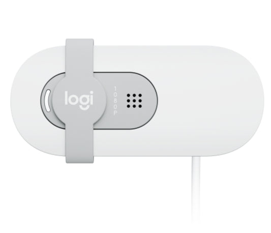 Cámara Web Logitech Brio 100 RTL Full HD 1080p Micrófono Integrado Conectividad USB Color Blanco