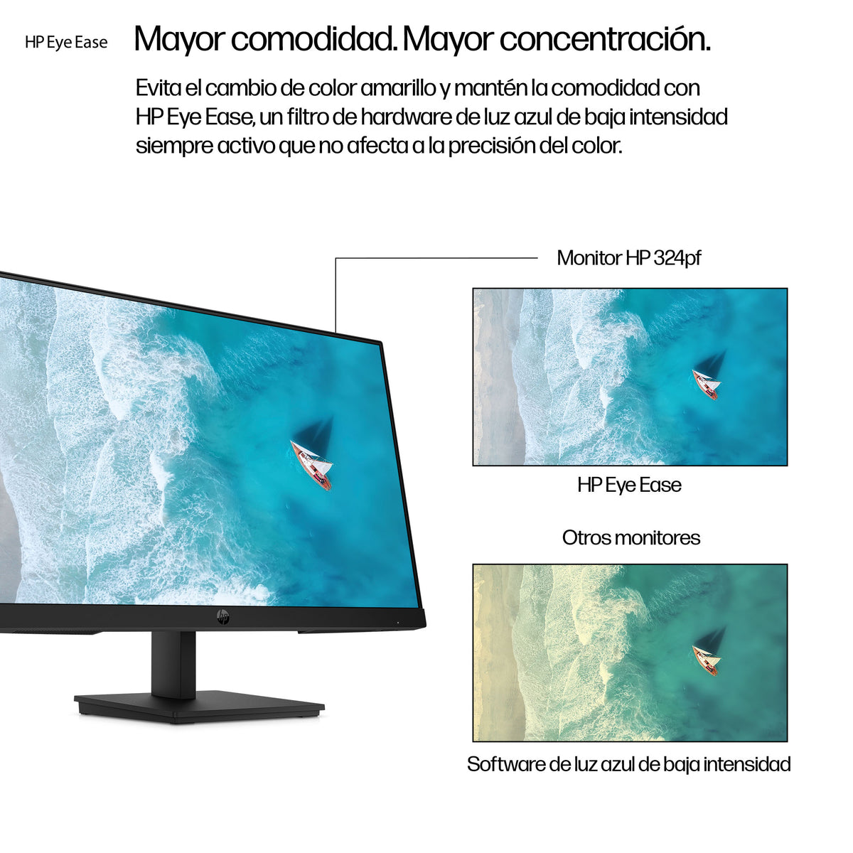 Monitor HP Serie 3 Pro 324PF 23.8 FHD 1920 x 1080 5ms IPS 100Hz VGA DP HDMI