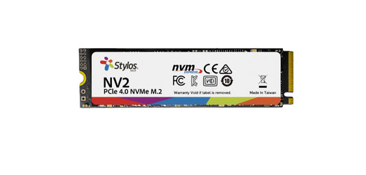 SSD Stylos NVMe 512GB M.2 2500 MB/s Escritura 3000 MB/s Lectura PCI Express 3.0