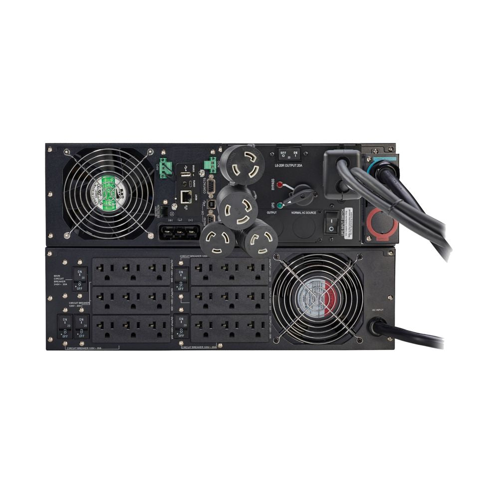 Eaton SU6000RTFMB sistema de alimentación ininterrumpida (UPS) Doble conversión (en línea) 6 kVA 5400 W 21 salidas AC