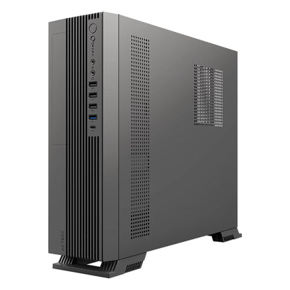 Gabinete Mini Torre Slim Onex Acteck GS455 / Max MB Micro ATX / Fuente SFX 500 W Elite Negro