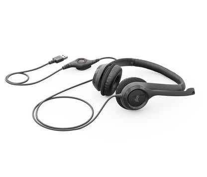 Diadema Logitech H390 Micrófono USB Color Negro