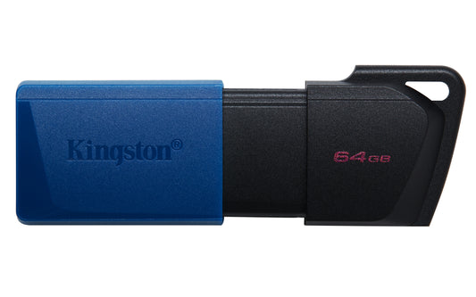 Memoria USB Kingston DataTraveler Exodia M 64GB USB 3.2 Gen1 Color Negro-Azul