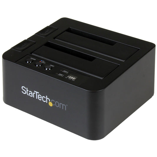 StarTech.com SDOCK2U313R duplicador de datos o soporte Duplicador de discos duros Negro 2 copias