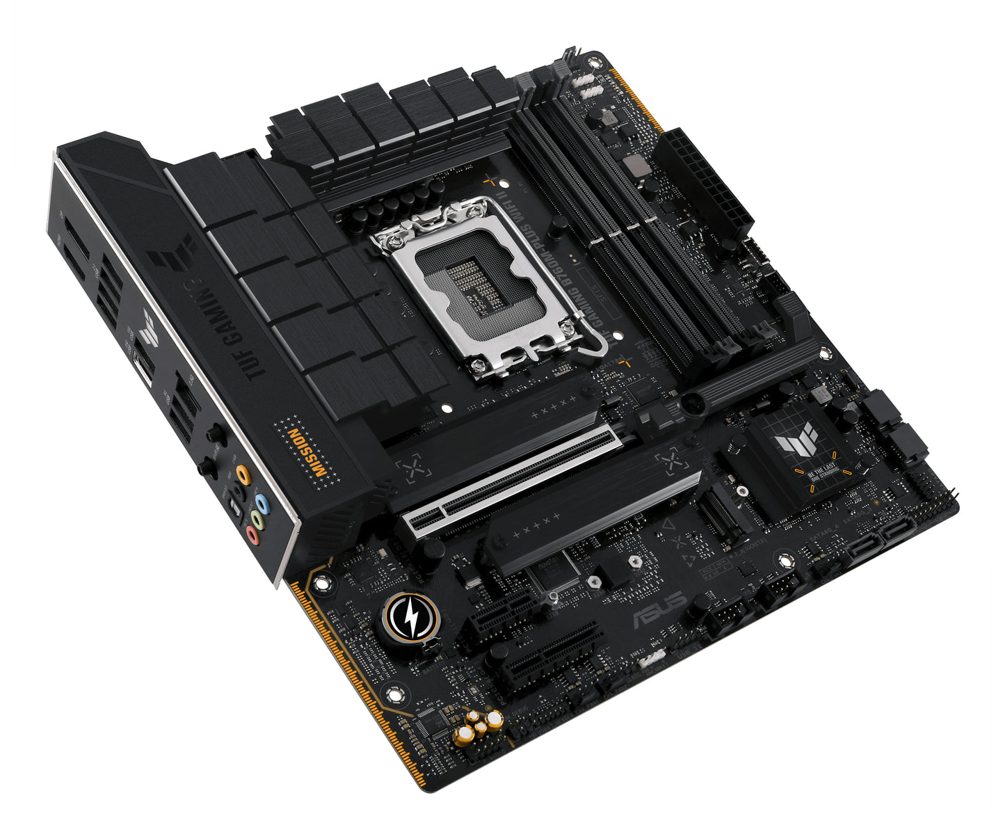 Tarjeta Madre Asus TUF Gaming B760M-PLUS WIFI II 4xDDR5 192GB 7800Mhz PCIe 5.0 M.2 HDMI DP S 1700 13th 14th mATX Wi-Fi6E