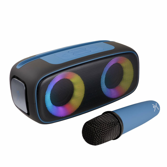 BOCINA PORTATIL PERFECT CHOICE CON MICROFONO INALAMBRICO - OUTDOORS LITE