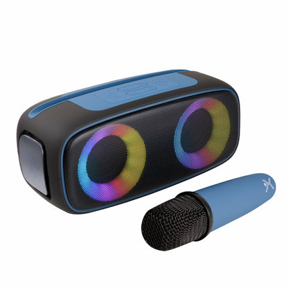 BOCINA PORTATIL PERFECT CHOICE CON MICROFONO INALAMBRICO - OUTDOORS LITE