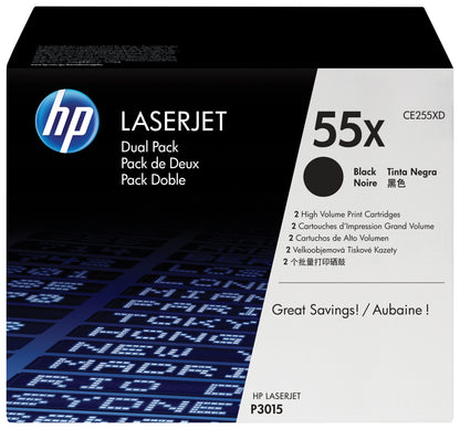 TONER HP(D90) P3015 NEGRO DUAL PACK