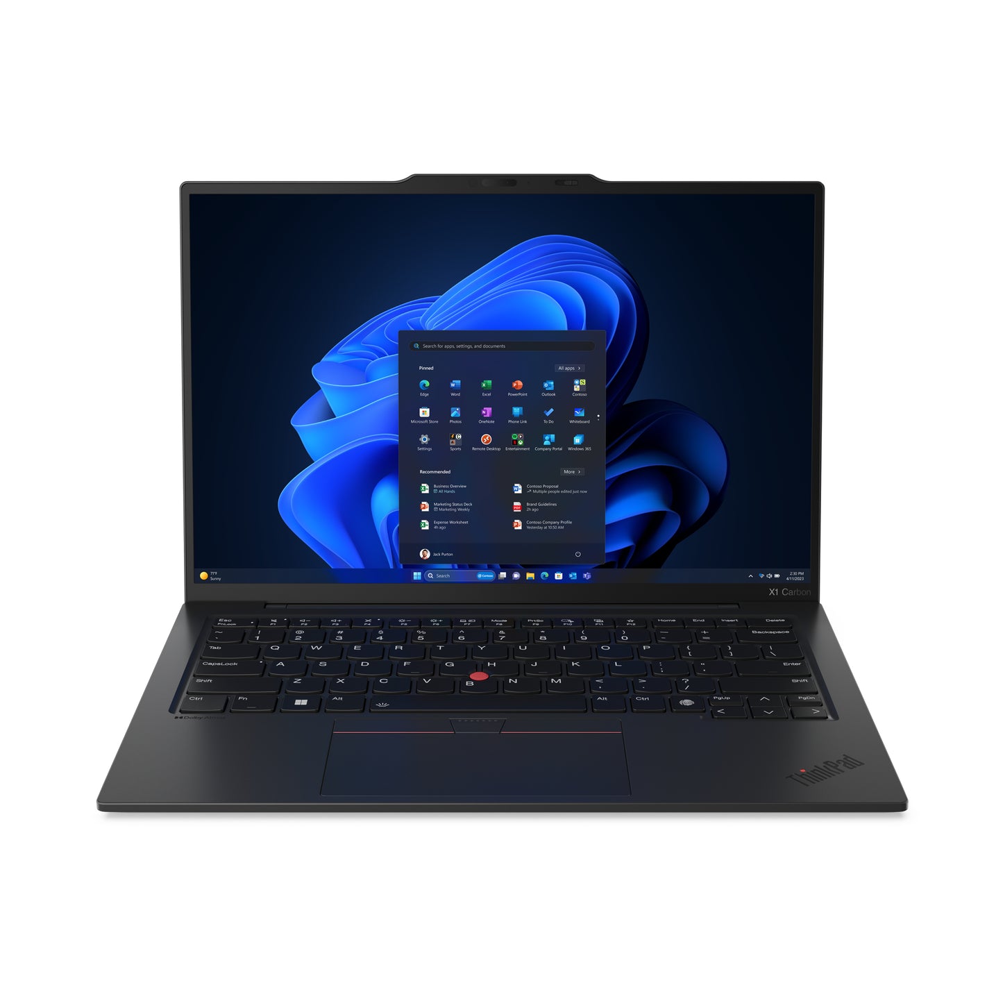 Laptop Lenovo ThinkPad X1 Carbon G12 14" Intel Core Ultra 7 155U Disco duro 512GB Ram 16GB  Windows 11 Pro Negro