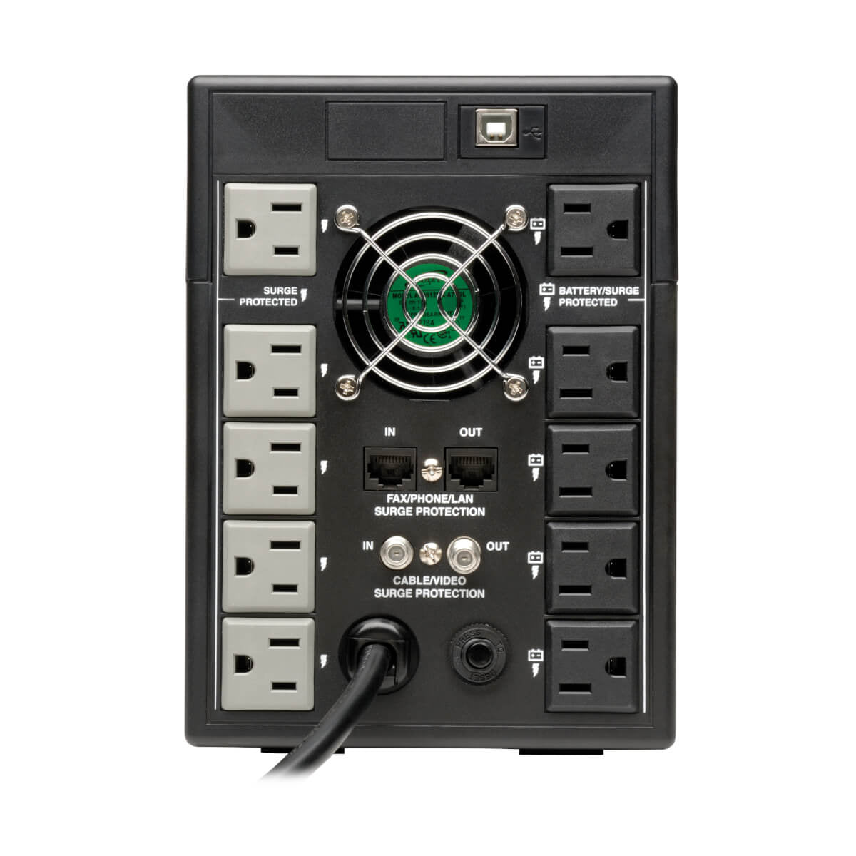 Tripp Lite SMART1500LCDT sistema de alimentación ininterrumpida (UPS) Línea interactiva 1.5 kVA 10 salidas AC
