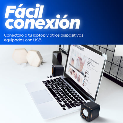 Manhattan 161435 altavoz Negro Alámbrico 6 W