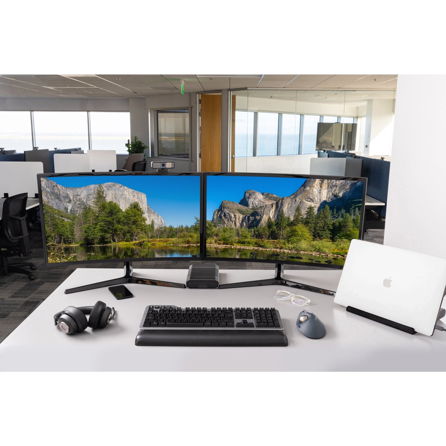 Kensington Pro Fit Ergo TB550 ratón Diestro RF inalámbrico + bluetooth