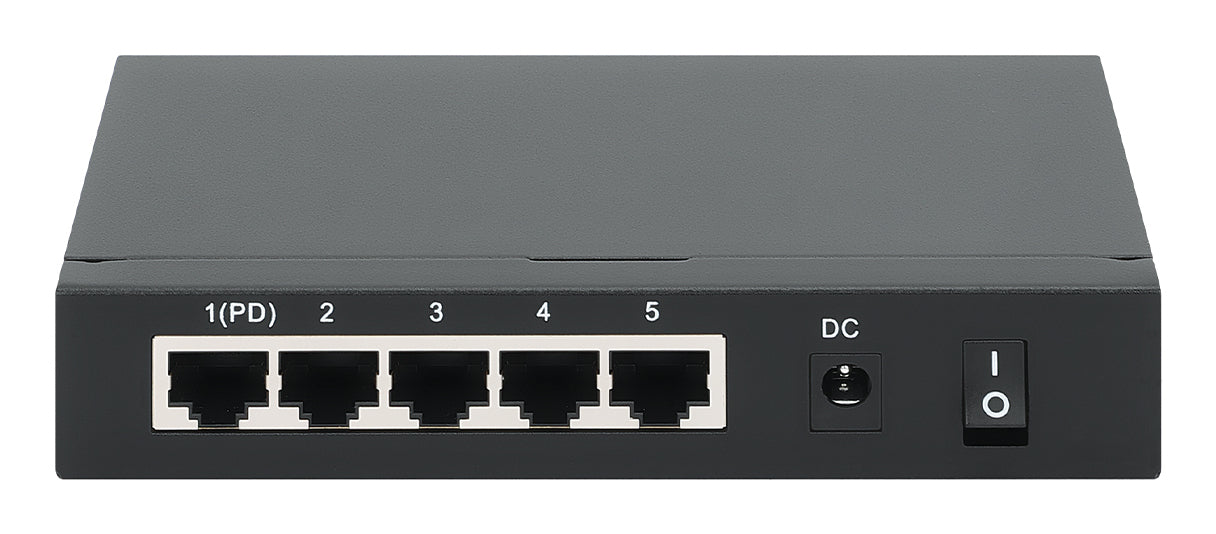 Intellinet PoE-Powered 5x Gigabit Gigabit Ethernet (10/100/1000) Energía sobre Ethernet (PoE) Negro