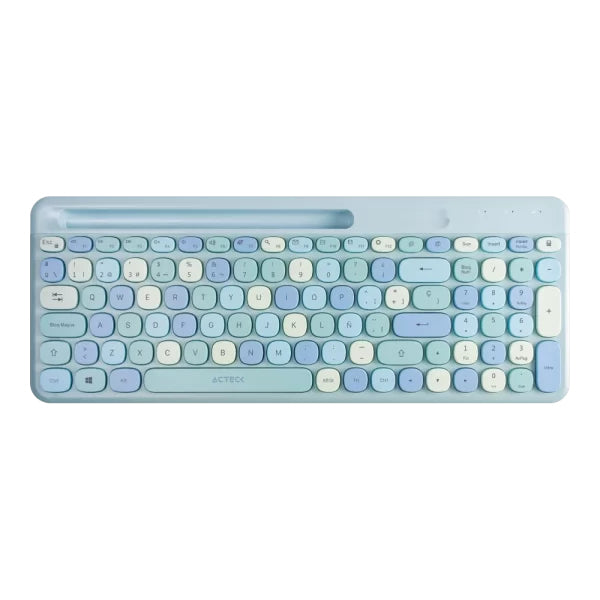 Kit Teclado y Mouse Acteck Creator Chic Colors MK470 Inalámbrico 2xBaterías AAA Incluidas Color Azul