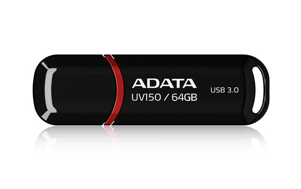ADATA 64GB DashDrive UV150 unidad flash USB USB tipo A 3.2 Gen 1 (3.1 Gen 1) Negro