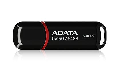 ADATA 64GB DashDrive UV150 unidad flash USB USB tipo A 3.2 Gen 1 (3.1 Gen 1) Negro