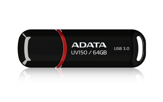 ADATA 64GB DashDrive UV150 unidad flash USB USB tipo A 3.2 Gen 1 (3.1 Gen 1) Negro