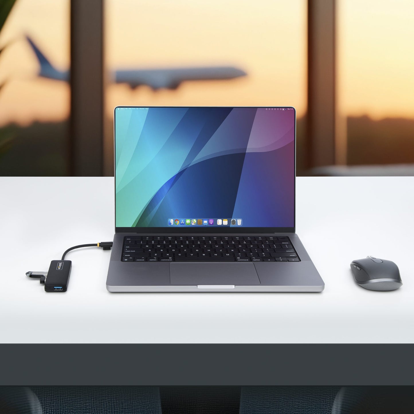StarTech.com H5C4A-USB-HUB nodo concentrador USB 3.2 Gen 1 (3.1 Gen 1) Type-C 5000 Mbit/s Negro