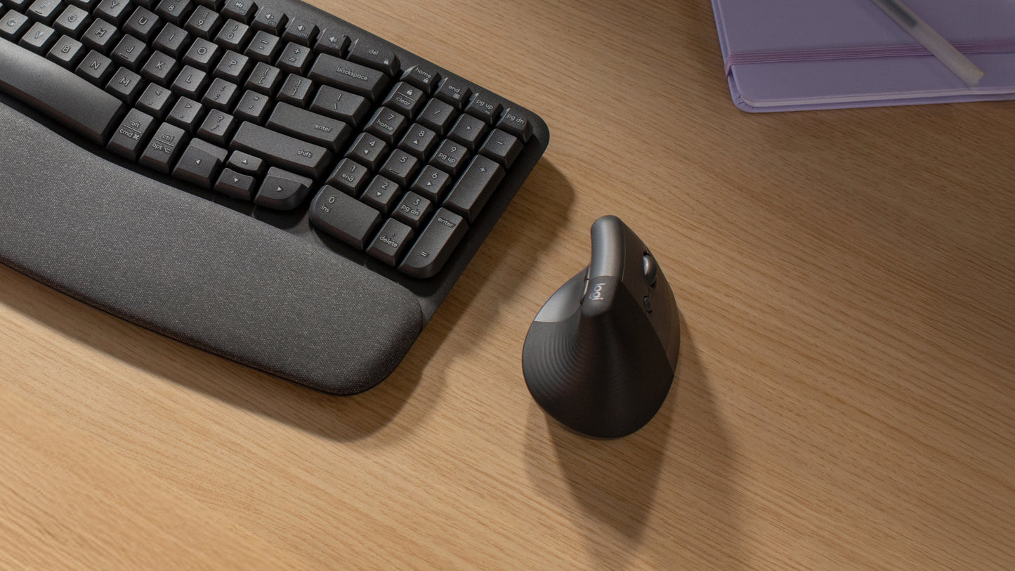 Logitech 910-006466 ratón Oficina Diestro RF inalámbrico + bluetooth Óptico 4000 DPI