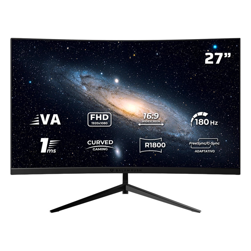 Balam Rush Andromeda MAG27Y monitor de computadora 68.6 cm (27") 1920 x 1080 Pixeles Full HD LED Negro