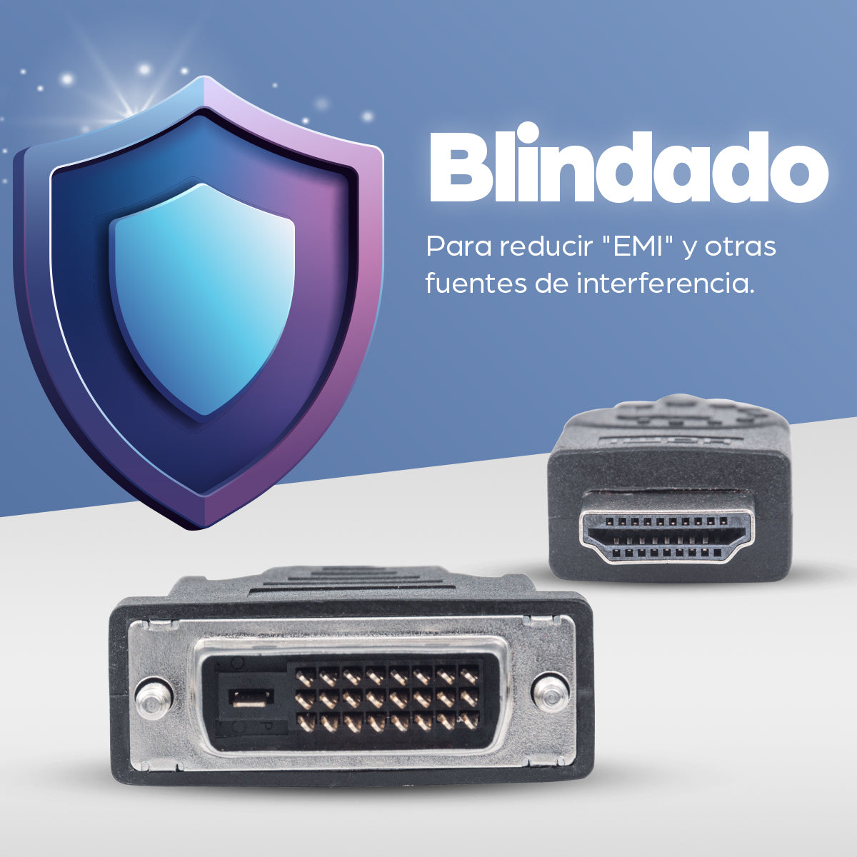 Manhattan 372503 adaptador de cable de vídeo 1.8 m HDMI Tipo A (Estándar) DVI-D Negro