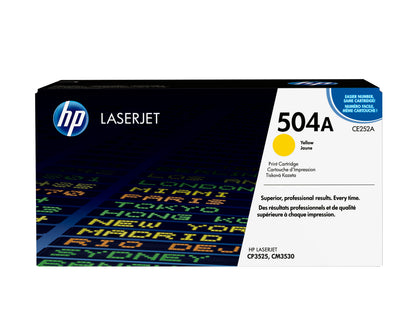 TONER HP CP3525 CM3530 MFP AMARILLO