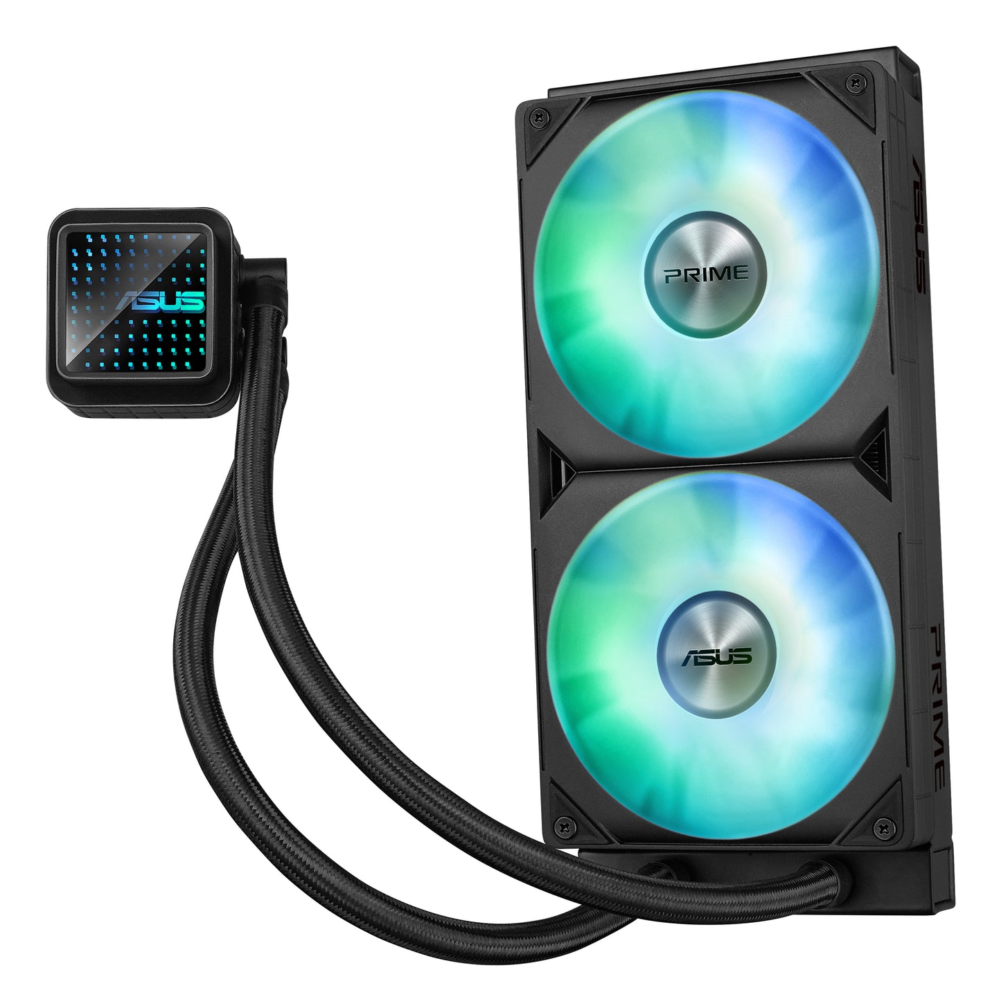 Enfriamiento Liquido Asus Prime LC 240 ARGB 2x120mm  600-2200RPM  Negro