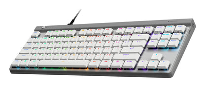 Teclado Logitech G515 TKL Wired Gaming  USB Color Blanco