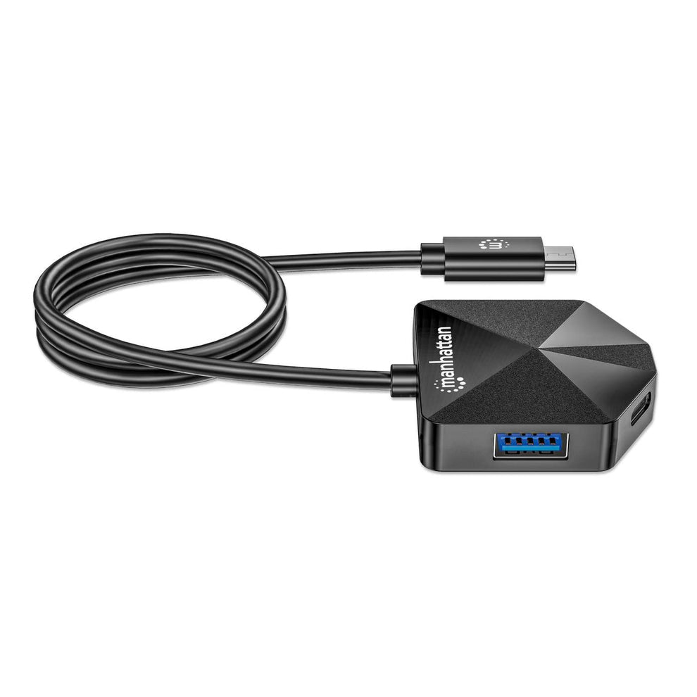 Manhattan 181150 base para laptop o replicador de puertos Alámbrico USB 3.2 Gen 2 (3.1 Gen 2) Type-C Negro