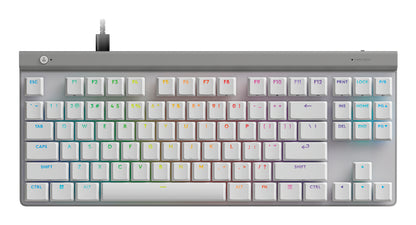 Teclado Logitech G515 TKL Wired Gaming  USB Color Blanco