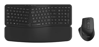 Kit Acteck 2 en 1 Inalambrico Creator Ultra Confort MK650 / Teclado Ergonomico + Mouse Ergonomico