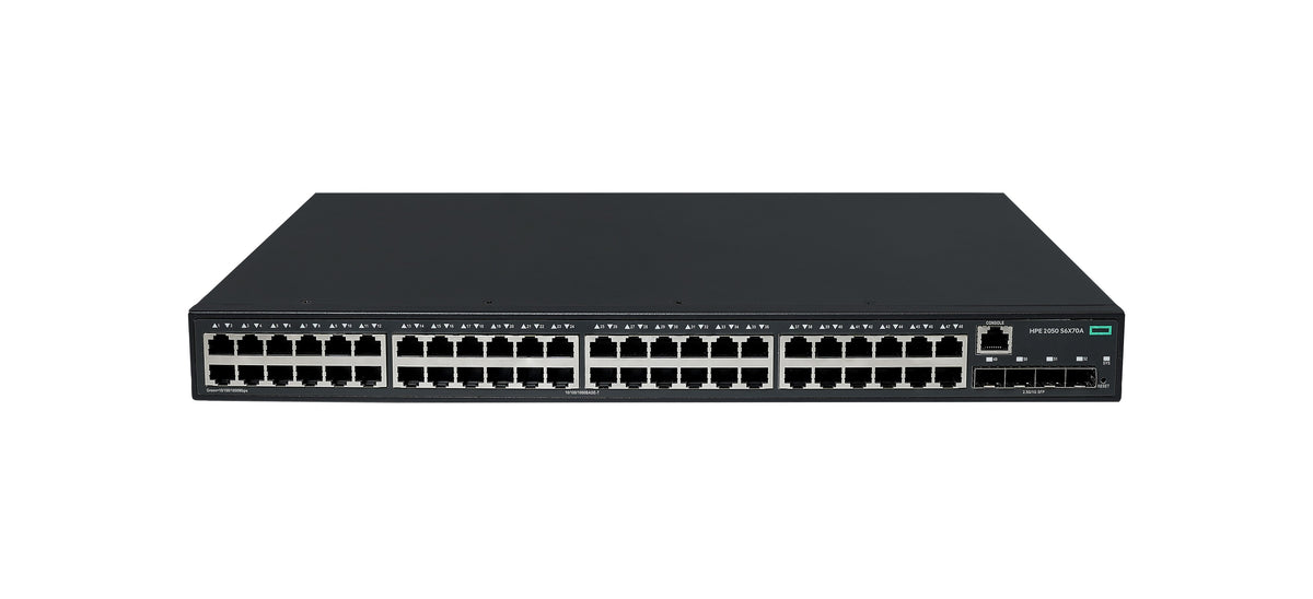HPE CW 2050 48p 10/100/1000BASE-T 4p SFP 1G/2.5G Gestionado Gigabit Ethernet (10/100/1000) Negro