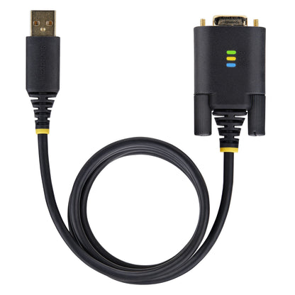 StarTech.com 1P3FFCB-USB-SERIAL cable serial Negro 1 m USB tipo A RS-232