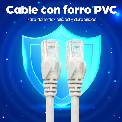 Cable Patch Intellinet 2.0m(7.0F) Cat 6 UTP Color Gris